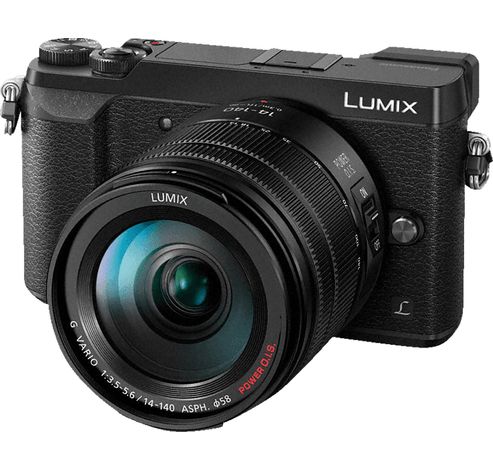 DMC-GX80H Body Zwart + H-FS14140 lens  Panasonic