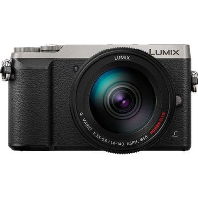 DMC-GX80H Zilver/Zwart Body + H-FS14140 lens Panasonic