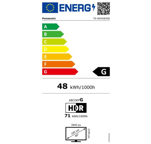 TX-40HX830E  Panasonic