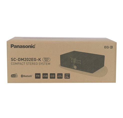 SC-DM202 Alles-in-één stereosysteem met cd-speler, DAB+/FM-radio en Bluetooth®  Panasonic