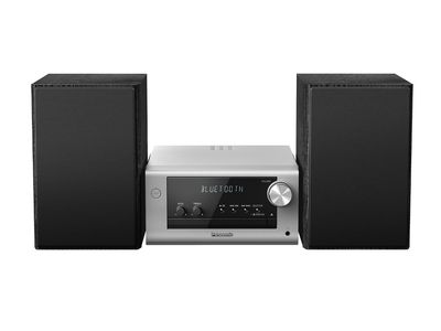 SC-PM702 zuiver microsysteem met cd, radio en Bluetooth® Zilver