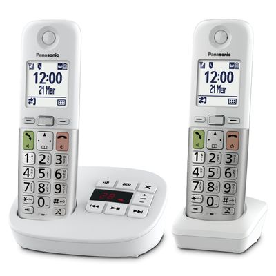 Panasonic dect kx-tgu432exw duo silver Panasonic