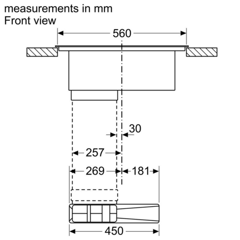 Bosch Kookplaat met afzuiging PVQ731F15E