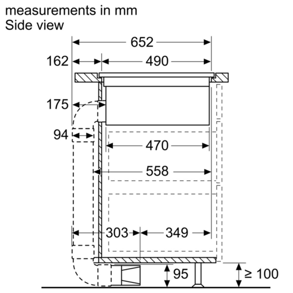 Bosch Kookplaat met afzuiging PVQ731F15E