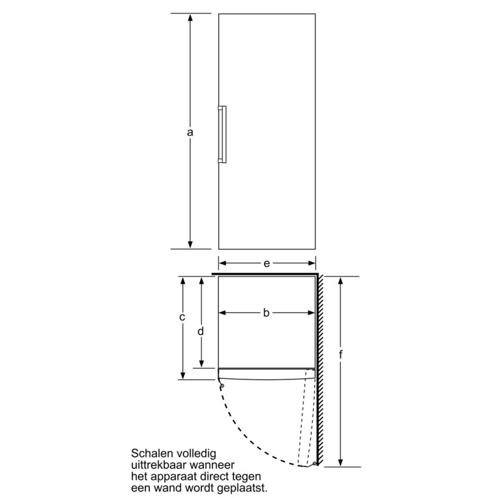 Bosch Diepvriezer vrijstaand GSN58VWEV