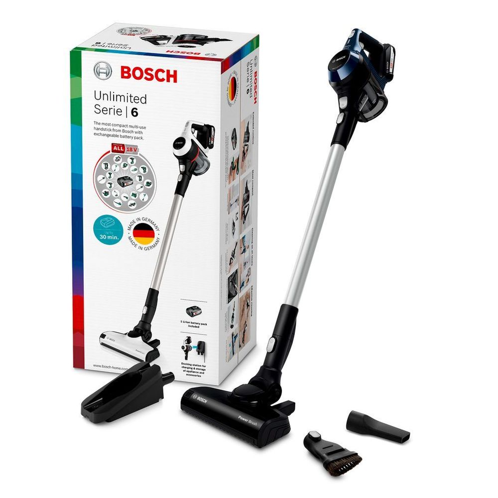 Bosch Steelstofzuiger BCS611P4A Blauw