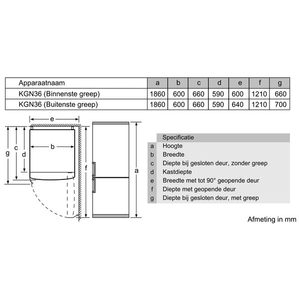 Bosch KGN36ELEA