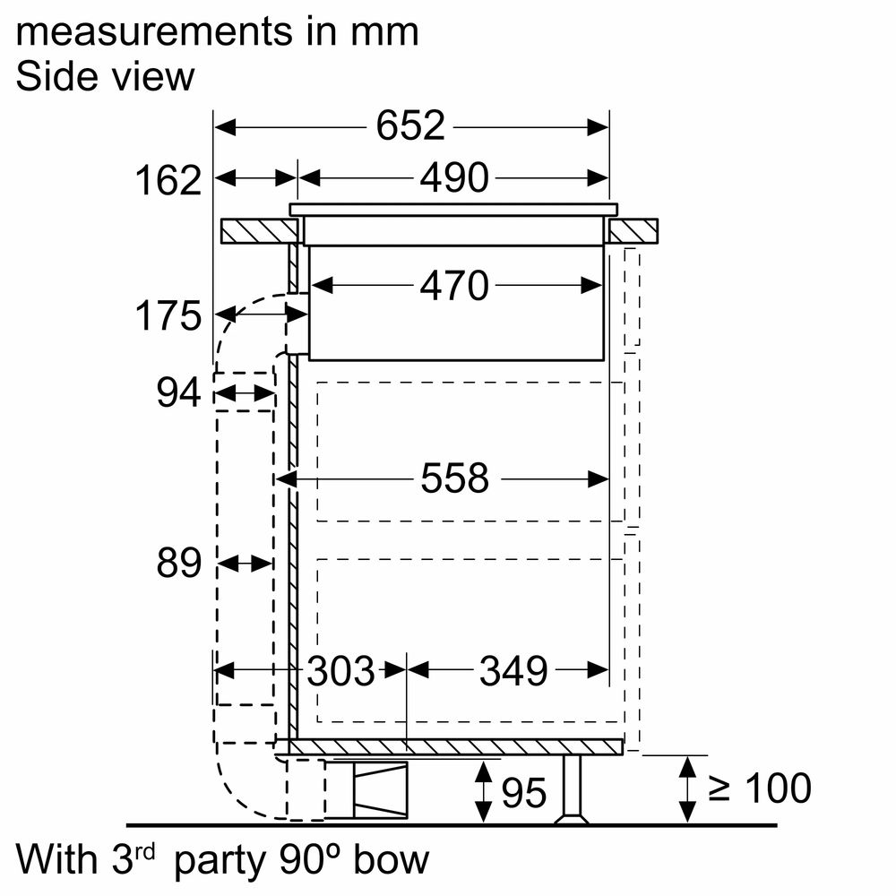 Bosch Kookplaat met afzuiging PVQ811F15E