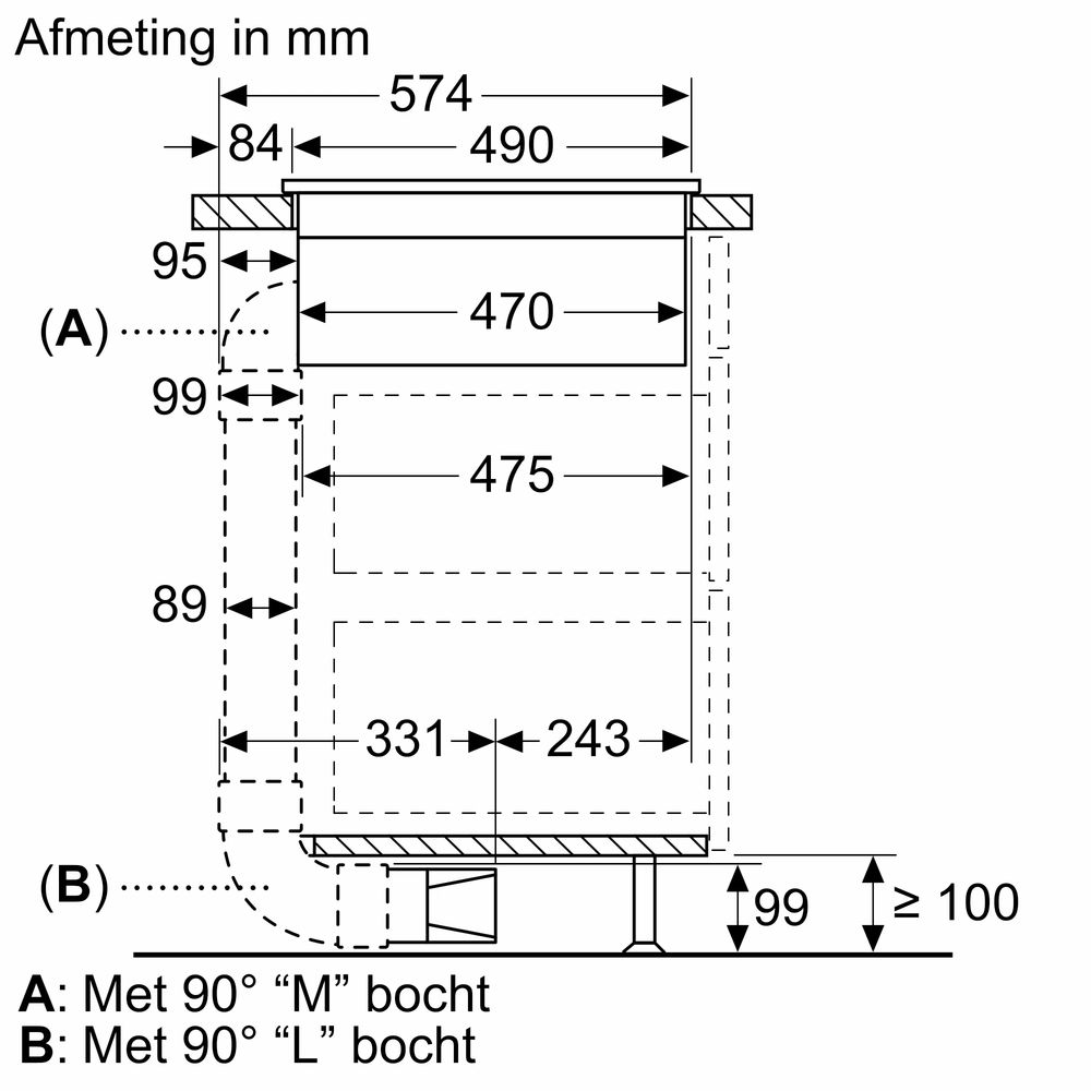 Bosch Kookplaat met afzuiging PVQ811F15E