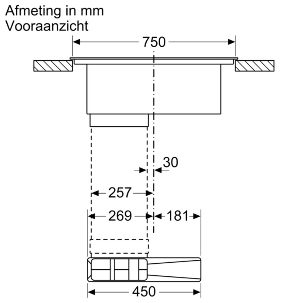 Bosch Kookplaat met afzuiging PVQ811F15E