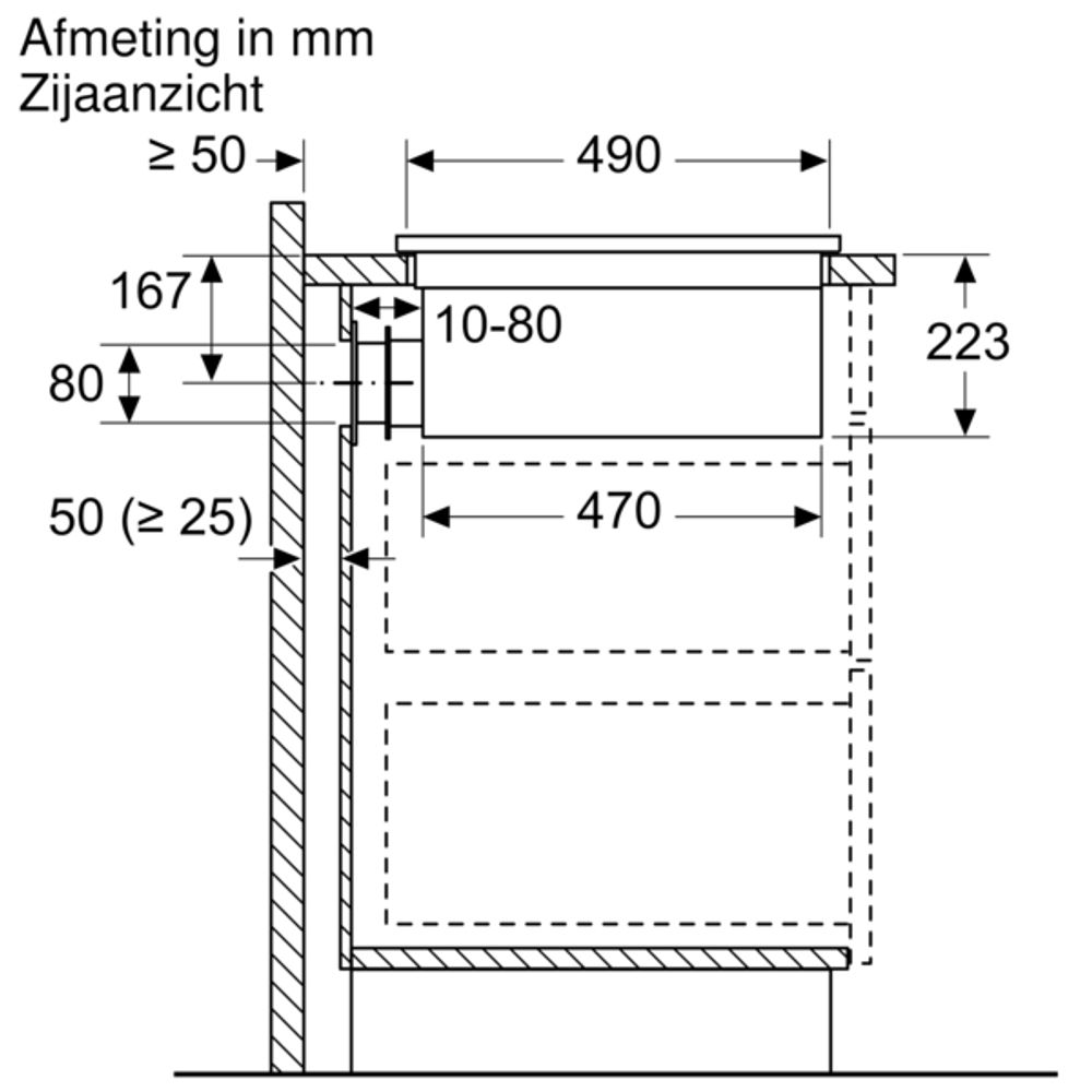 Bosch Kookplaat met afzuiging PVQ811F15E