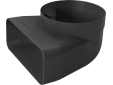 HEZ9VDSI1 Adapterkanaal ? 150 mm, 90 ° rond-vlak