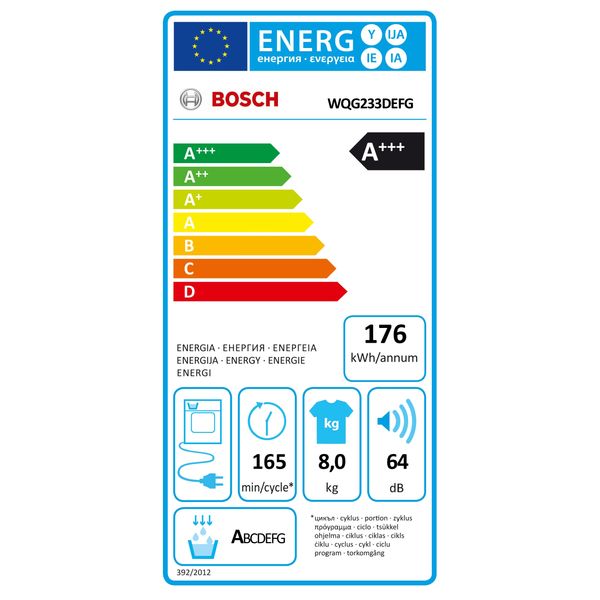 Bosch WQG233DEFG