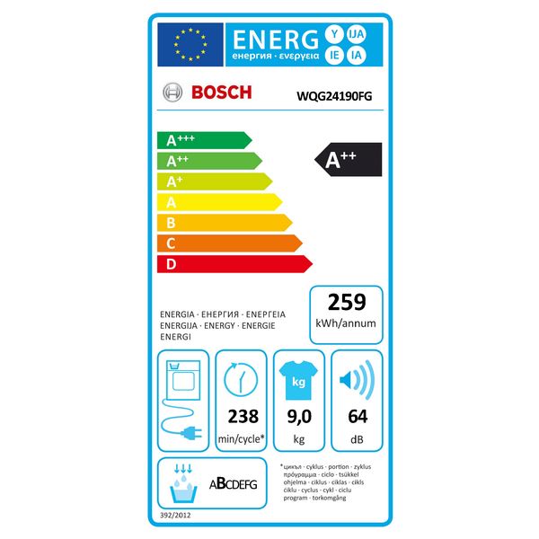 Bosch WQG24190FG