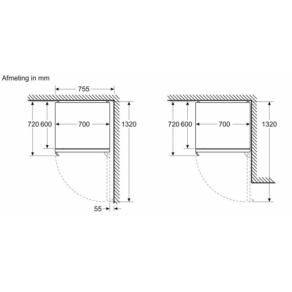 Bosch Koelkast vrijstaand KGN49VICT