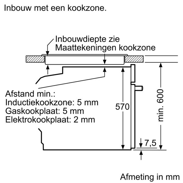 HBA172EB0 Zwart Bosch