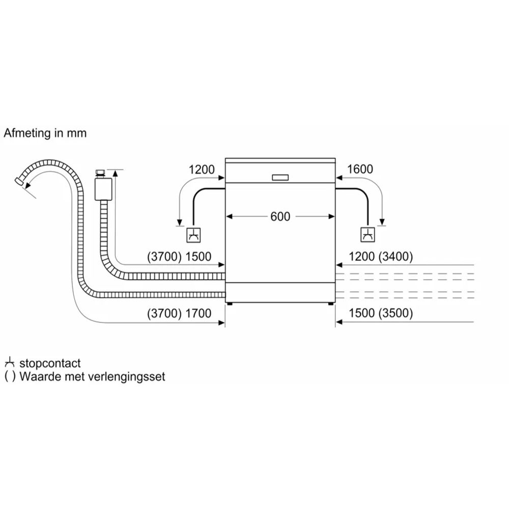 Bosch Vaatwasser vrijstaand SMS6ZBI07E