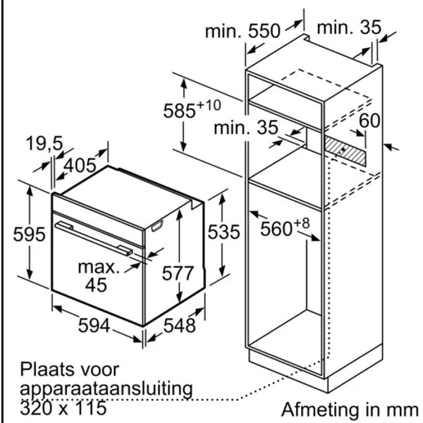 HBG7241B2 Zwart 