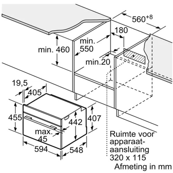 Bosch CMG7361B2 Zwart