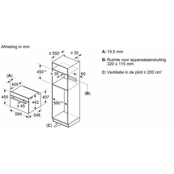 Bosch CSG7361B1 Zwart