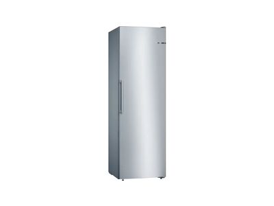 <ul class='list-attrs-tooltip'><li>Netto inhoud diepvriezer: 242 Liter</li><li>Hoogte: 186 cm</li><li>Type diepvriezer: Vrijstaande vriezer</li><li>No Frost: No Frost</li><li>Geluidsniveau: 39 dB(A)</li><li>Energieklasse: E</li><li>Geluidsniveau-klasse: C...</li></ul> GSN36VLEP Serie 4 Vrijstaande vriezer 186 x 60 cm RVS look
