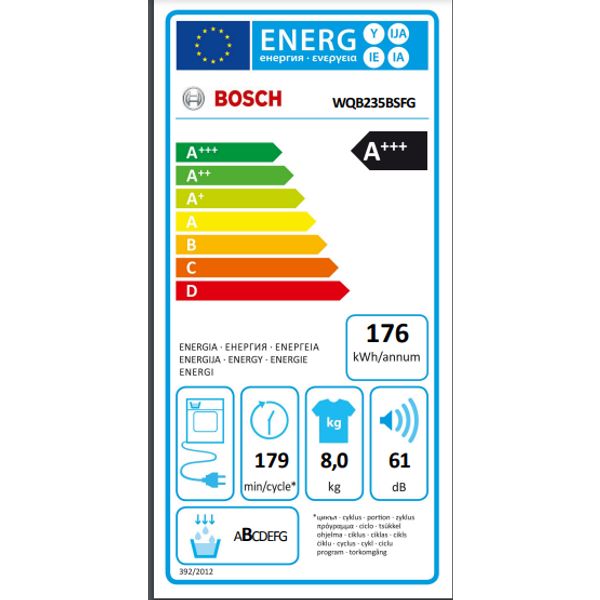 Bosch WQB235BSFG 