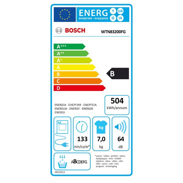 Bosch WTN83200FG