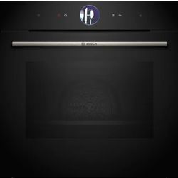 HSG7584B1 Serie 8 Combi stoomoven 60 x 60 cm Zwart Bosch