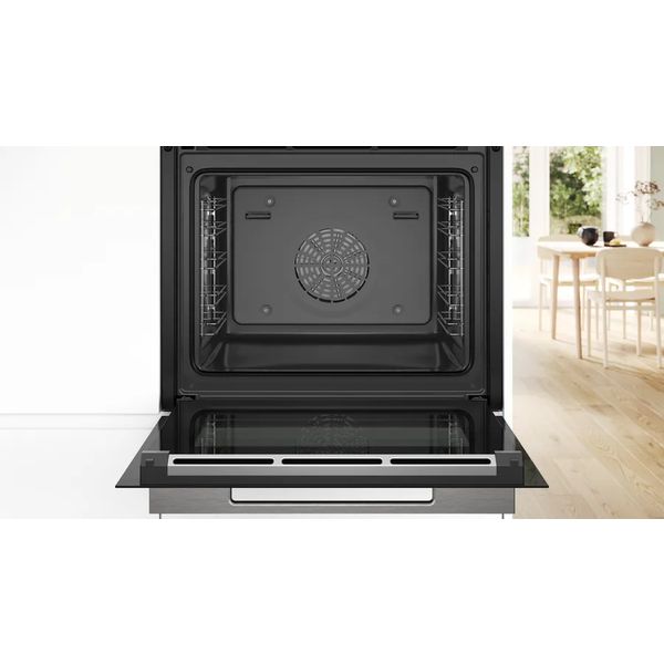 HSG7584B1 Serie 8 Combi stoomoven 60 x 60 cm Zwart 