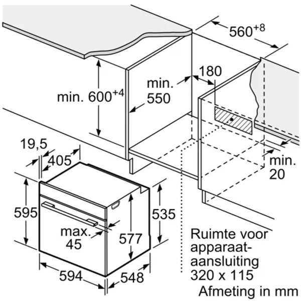 HRG7361B1 Zwart 