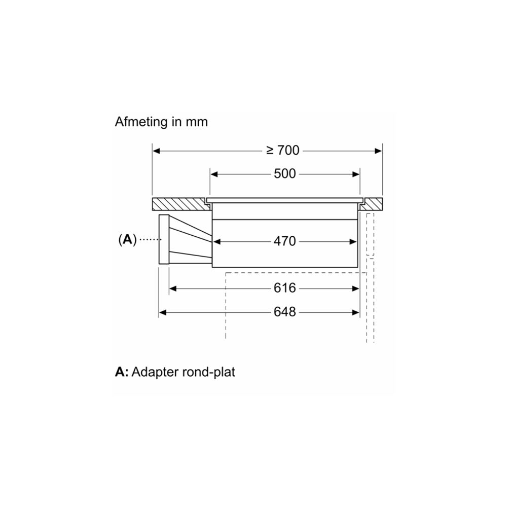 Bosch Kookplaat met afzuiging PVS811B16E