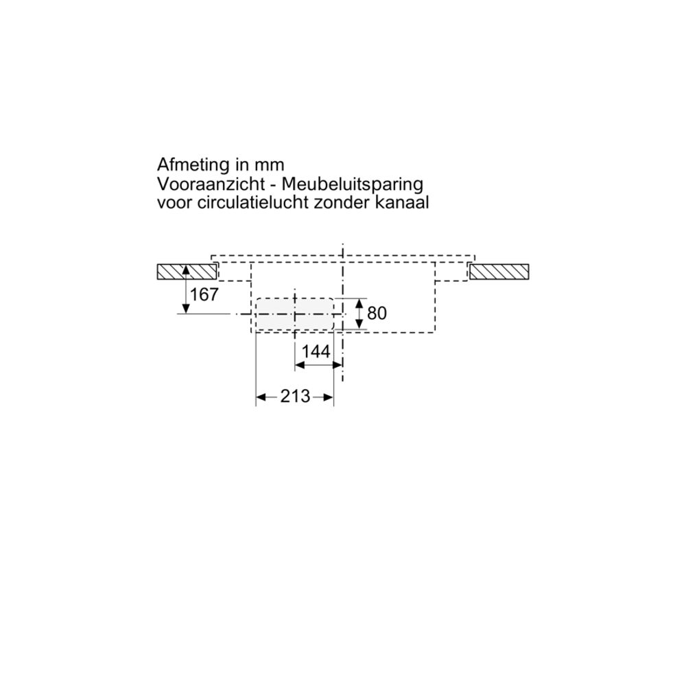 Bosch Kookplaat met afzuiging PVS811B16E