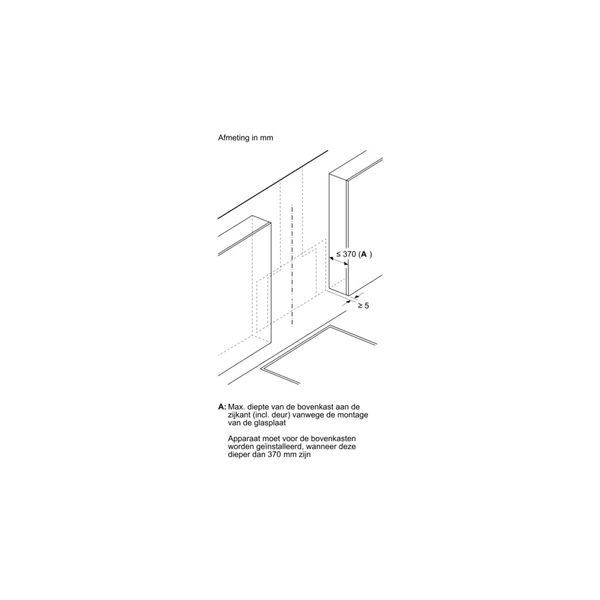 DWK91LT60 Serie 8 Wandschouwkap 90 cm zwart glas 