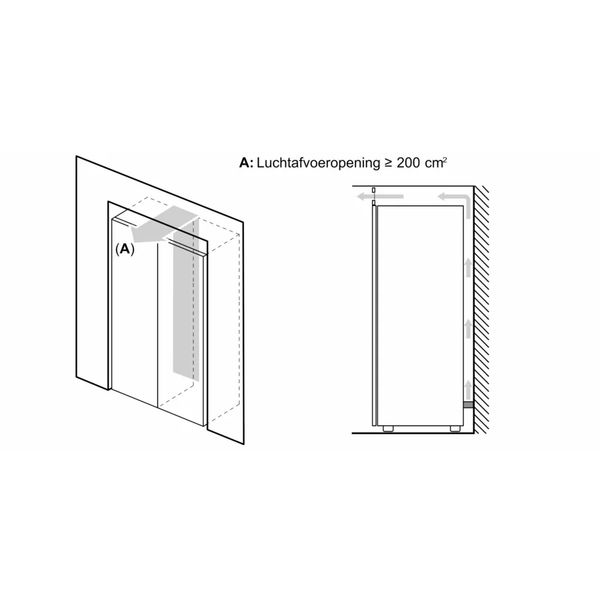 Bosch GSN36CWEV Serie 4 vrijstaande diepvriezer 186 x 60 cm Wit