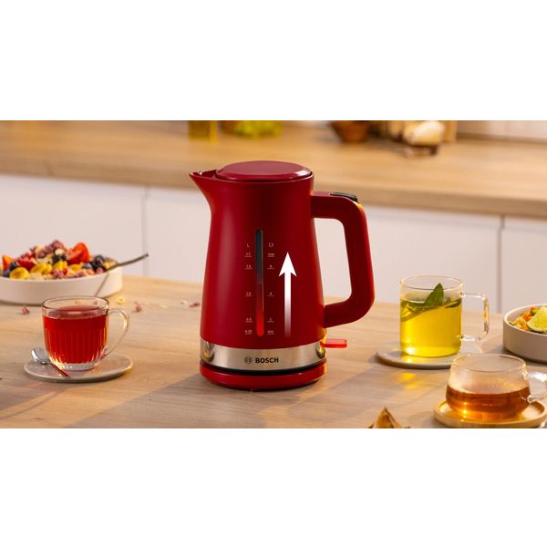 Bosch MyMoment Waterkoker 1.7 l Rood