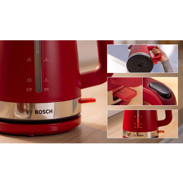 MyMoment Waterkoker 1.7 l Rood Bosch