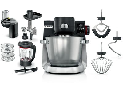 MUMS6ZS34 1600 W Zwart, Geborstelde inox