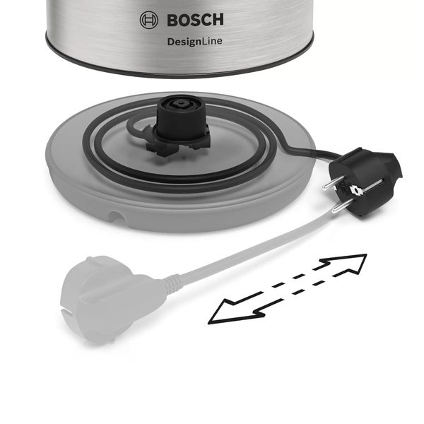 Bosch TWK3P420 Waterkoker DesignLine 1.7 l RVS