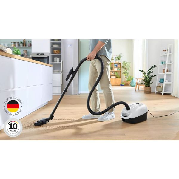 Bosch BGL38WH2 Serie 4 Stofzuiger met zak Wit