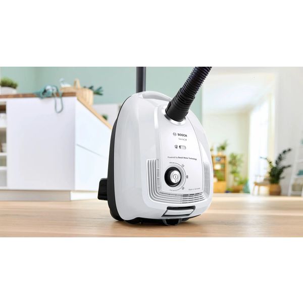 Bosch BGL38WH2 Serie 4 Stofzuiger met zak Wit