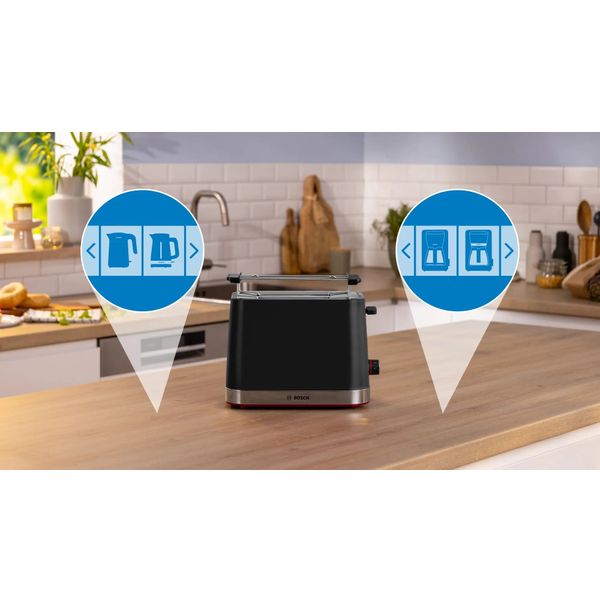 TAT4M223 MyMoment Compact toaster Black 