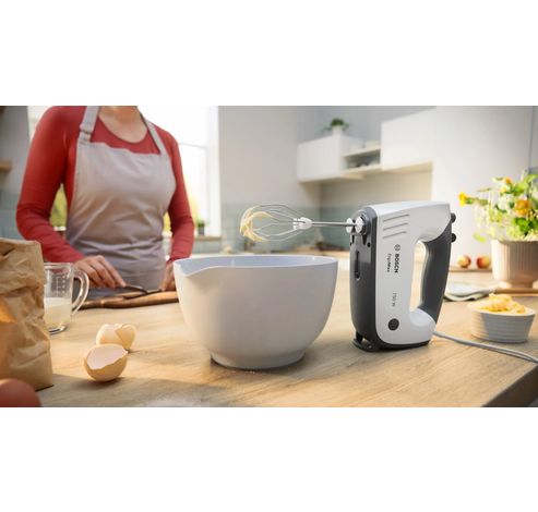 MFQ37480 Handmixer ErgoMixx 750 W Wit, Grijs  Bosch