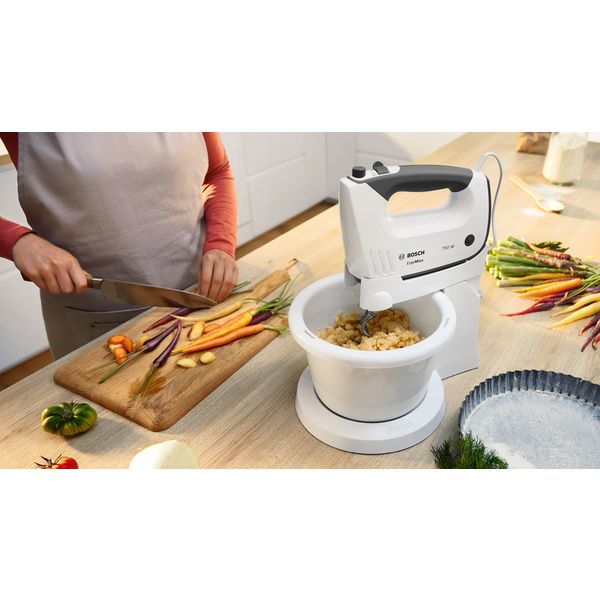 Bosch MFQ37490 Handmixer ErgoMixx 750 W Wit, Grijs