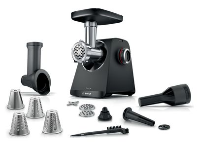 MFWS440B Serie 4 Vleesmolen MultiPower Series 4 1900 W Zwart