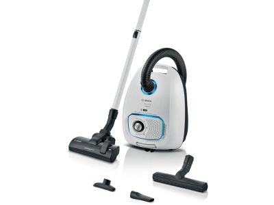 <ul class='list-attrs-tooltip'><li>Type stofzuiger: Stofzuiger met zak</li><li>Geluidsniveau: 66 dB(A)</li><li>Actieradius: 11 m</li><li>Vermogen: 700 W</li><li>Inhoud stofzak/stofbak: 4 Liter</li><li>HEPA-filter: HEPA-filter</li><li>Materiaal: Kunstof...</li></ul> BGL41SIL1H Serie 4 Stofzuiger met zak ProSilence Wit