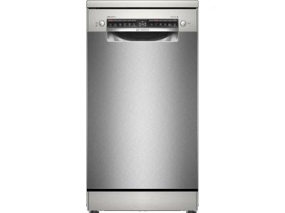 SPS4EMI17E Serie 4 Vrijstaande vaatwasser 45 cm Geborsteld staal AntiFingerprint