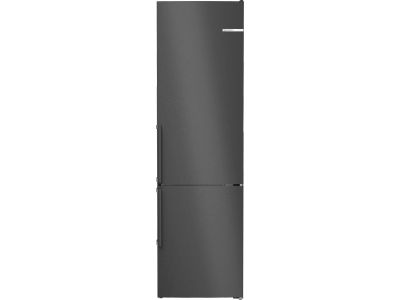 KGN39VXBT Serie 4 Vrijstaande koel-vriescombinatie met bottom-freezer 203 x 60 cm Zwart geborsteld staal anti-fingerprint, Total No Frost
