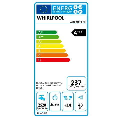 WIO 3O33 DE  Whirlpool