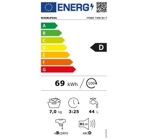 FFBBE 7448 BV F  Whirlpool