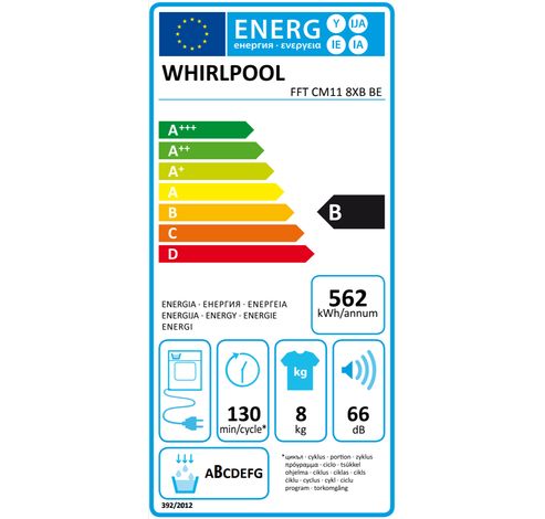 FFT CM11 8XB BE  Whirlpool